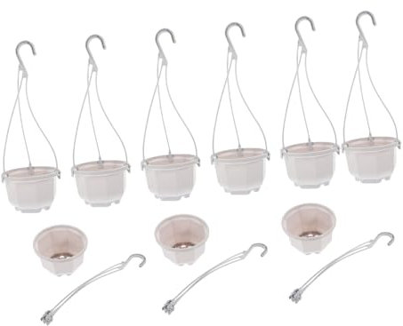 INOOMP 10sätze Kunststoff Hängetöpfe Für Orchideen Und Pflanzen Atmungsaktive Blumentöpfe Für Innen Und Außennutzung Mit Hängendem Design Für Balkon Und Garten