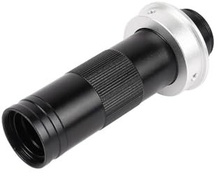 Microscope 150x Industry Video Microscope Camera C Mount Lens, 150 Magnification Adjustable For HDMI VGA Camera Max Working Distance 1000mm(50mm)