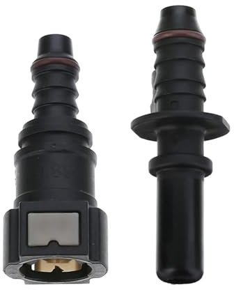 Flaconi Auto Raccordo Rapido Tubo Benzina,Raccordo Rapido Tubo Benzina Connettore,Attacco Rapido Carburante,Connettore Rapido per Carburante,Tubi del Carburante Set,Adatto per per Auto,Gas,Carburante