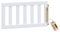ALAVYA HOME® Kinderbett Bodenbett Titan Tür- aus Buchenholz I abnehmbarem Tür für Bodenbett Montessori Kinderbett (Weiß, 140 x 200 cm)