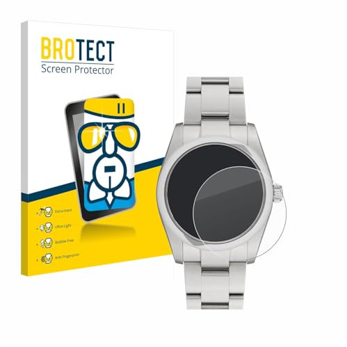 BROTECT Schutzglas für Rolex Oyster Perpetual 34 Schutzfolie Made in Germany Panzer Folie Glas Displayschutz [Kratzfest 9H, Anti-Fingerprint]