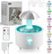 Humidificador Paraguas,Humidificador Bebes Mocos y Tos,humidificador de Aire Avec LED 7 Couleurs,Se Puede Utilizar con Mando a Distancia,Capacidad de 300 ML.Ruido de Lluvia para Dormir