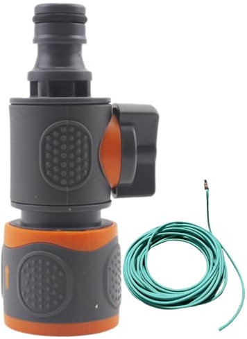 Valvola di regolazione, raccordo per tubo 'acqua in linea con valvola di controllo, tubo da giardino, giunto per tubo con valvola di regolazione, connettore rapido per tubo 'acqua, prolunga