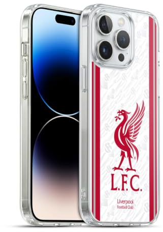 Head Case Designs Officially Licensed Liverpool Football Club Away 2025/26 Kit Gel Case [Military Grade Protection] Compatible with Apple iPhone 14 Pro Max and Compatible with MagSafe