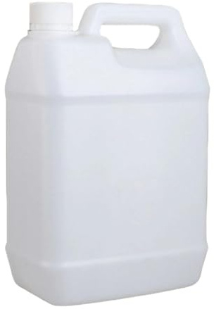 Fenteer Bidon en Polypropylène de 1 Gallon (3,8 litres) pour Le Stockage D'huile Moteur, Bidon Portable Vide pour Huile Alimentaire, Bonbonne pour Le Stoc, Blanc