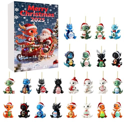 Adventskalender 2025 Erwachsene Schraffur Blind Adventskalender mit 24 Überraschung Mini für Kinder Urlaub Countdown(4-Sky Blue,26x18cm)