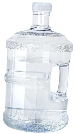 Okiyakusama Bouteille d'eau Réutilisable avec Poignée en Polycarbonate, Bouchon Hermétique, Robuste et Portable, Idéale pour La Cuisine, Le Camping et, Transparent 18.9 L