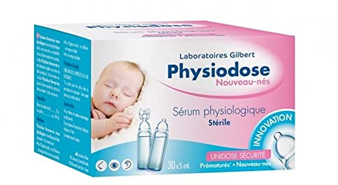 Gilbert Physiodose Serum Physiologique stérile Nouveau-nes 30 unidoses de 5ml