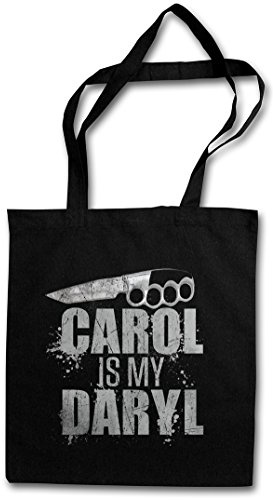 Urban Backwoods Carol Is My Daryl Hipster Bag Beutel Stofftasche Einkaufstasche