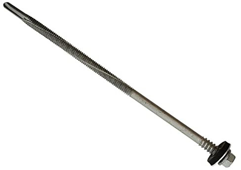 TechFast Heavy Duty Composite Sheet to Steel Roofing Screws | 5.5 x 75mm | Elementech | Box 100