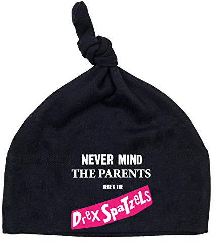 Racker-n-Roll DREX SPATZELS Never Mind The Parents Babymütze schwarz