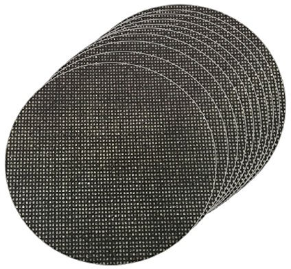 10 x Hook and Loop 225mm Mesh Sanding Discs 120 Grit Palm Sander Orbital Pads