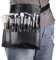 DFIEER 22 Taschen Professionelle Kosmetik Make-up Pinsel Tasche mit Artist Belt Strap für Frauen (Pinsel nicht im Lieferumfang enthalten)