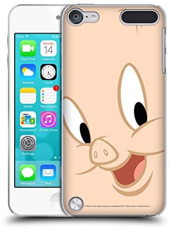 Head Case Designs Offizielle Looney Tunes Porky Pig Volles Gesicht Harte Rueckseiten Handyhülle Hülle Huelle kompatibel mit Apple iPod Touch 5G 5th Gen
