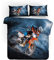 ZZASYN Motorrad Bettwäsche 3D Bettbezüge Kissenbezüge Isle of Man TT Motocross Racing Tröster Bettwäsche-Sets Bettwäsche Bettwäsche (1,135x200cm)