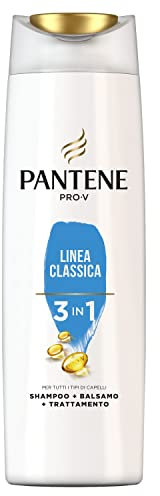 Pantene Pro-V Linea Classica 3 in 1 Shampoo + Balsamo + Trattamento, Formula Pro-V + Antiossidanti, Nutrimento per Tutti i Tipi di Capelli, 300 ml