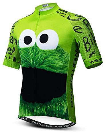 Radtrikot Herren Kurzarm Lustig Fahrradtrikot für Männer Rennrad Trikot Sommer Fahrrad Shirt Cookies Mountainbike Radfahren Trikots Atmungsaktive Radsport Bekleidung