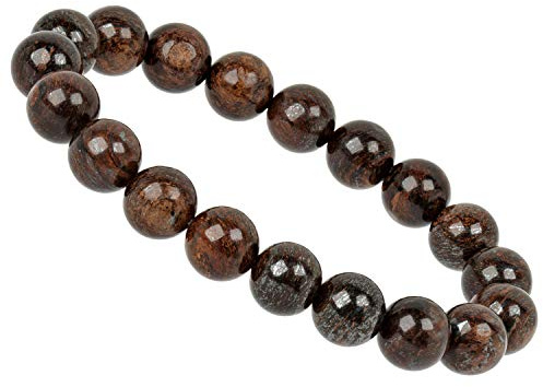 ELEDORO Edelstein Stretch Armband 10 mm | Chakra-Schmuck aus Natursteinen, Stretcharmband für Damen & Herren, Energie & Achtsamkeit, Meditation & Yoga