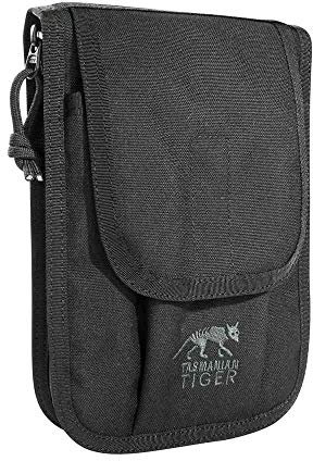 Tasmanian Tiger TT Note Book Pocket Pouch Notizbuch-Tasche - Ideal für Bundeswehr BW Schreibutensilien, 20 x 14 x 2 cm, Schwarz