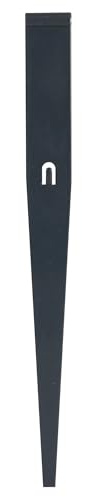 bellissa Bodenanker-Fixierung Rasenkanten Erdanker 15er-Set anthrazit 20 cm | Robuster Erdspieß feuerverzinkt für zusätzliche Stabilisierung von Beetabgrenzungen, Beeteinfassungen & Beetbegrenzung