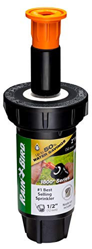 Rain Bird 1802LNPRS - Aspersor emergente Profesional regulador de presión (PRS), Solo Cuerpo sin Boquilla, Altura emergente de 2 Pulgadas