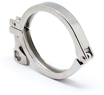 QMINOX Tri Clamp 3 Stainless Steel 304 Heavy Duty Sanitary Clamp Single Pin with Silicone Gasket