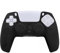 MMOBIEL Silikongummi-Anti-Rutsch-Überzug mit 5 unterschiedlich großen Daumengriffen, spezielles Katzenpfoten-Design, kompatibel mit PS5 DualSense Controller, schwarz