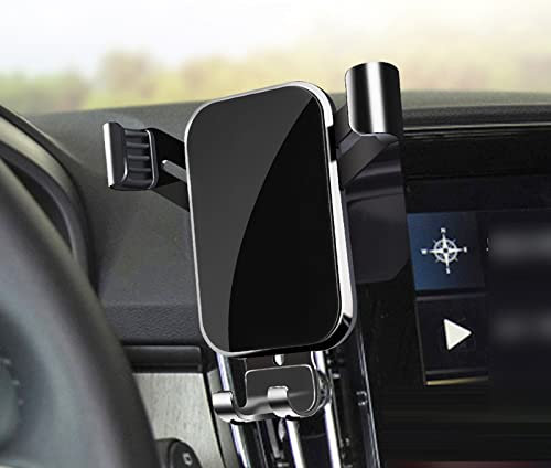 LSXEL Handyhalterung für Volvo XC40/C40 2018-2024, Smartphonehalterung, Schwarz, 4-6.5, 200g, Entlüftung, Mittelkonsole