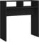 vidaXL Tavolino Consolle Nero 78x30x80 cm in Legno Multistrato