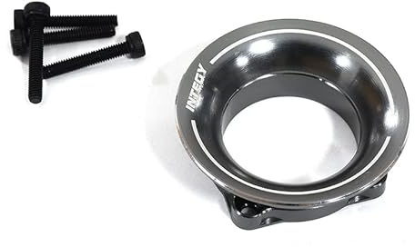 RC Model Aluminum Cold Air Intake Ram Funnel Designed for 25x25mm Size Cooling Fan