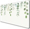 DSKGSJH Grünes Eukalyptus-Mauspad, Extended Gaming-Mauspad with Stitched Edges, Full Desk Coverage for Wireless Mouse, Floral Desk Protection, XXL for PC, Computer