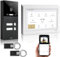 GVS - IP Video Türsprechanlage 2-Familienhaus mit Türöffner (RFID), HD Kamera, 2x10 Zoll Monitor & App - Smarte Video Türklingel mit Kamera & Gegensprechanlage (AVS5440A)
