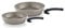 Fissler Ceratal Comfort Pfannen-Set / 2-teilig, Aluminium-Pfanne, Keramik-beschichtet (24+28 cm) Ceramic Bratpfanne antihaftend – Induktion, Grau