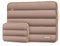 MOSISO Laptoptasche 13-14 Zoll,13,3 Zoll Puffy Laptop Hülle,Kompatibel mit MacBook Air 13 13.6 M4 M3 M2 M1/Pro 13/Pro 14,HP,Dell,ASUS,Lenovo,Polyester Horizontal Tasche mit kleinem Etui,Braun