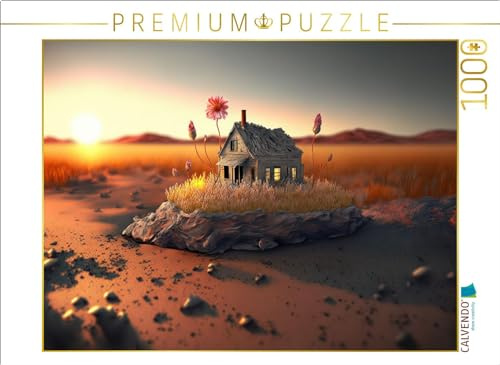 CALVENDO Puzzle Haus zur Abendsonne | 1000 Teile Lege-Größe 64 x 48 cm Foto-Puzzle für glückliche Stunden