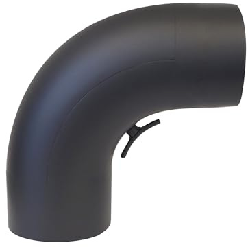 FIREFIX R150/BR90T Rauchrohrbogen 150 mm ø, schwarz