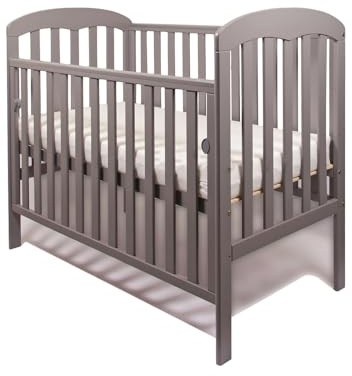 Viculii Lilibet Baby Cot with Drop Side Only | 120x60cm | Baby Cot with Drop Side (Grey)