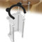 ZIUSFAC Soporte De Montaje para Fregadero Bajo Encimera Ajustable Poste De Soporte De Acero Inoxidable Soportes De Fregadero De Montaje Inferior, Ahorro De Espacio(15-26cm/5.9-10.2in)
