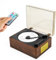 CD Player for Home with Bluetooth, Portable CD Player with Speakers, Built-in Dual Stereo Speakers, FM Radio, Repeat, Remote Control, Supports USB/AUX/Type-C, Retro Gift