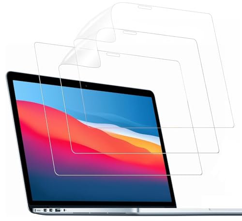 3 Pack Anti-Glare Screen Protector for MacBook Pro 13 Inch (2016-2022) & MacBook Air 13 Inch (2018-2021) Models, Matte Screen Protector Film Compatible with M1, M2 Chip Enhanced Scratch Resistant