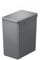 EKO Morandi 20L Kitchen Bin with Touch Open Lid and Removable Inner Rim, Ideal Plastic Bins with Interlock Modular for Kitchen Recycling Solutions,Dark Grey