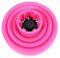HAKIDZEL Foldable Silicone Hair Dryer Diffuser Portable Hairdryer Attachment for Quick Drying Fit for Hair Dryers Pink Color