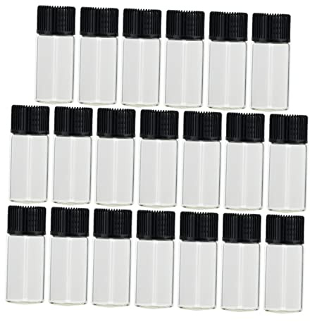 SOIMISS 50pcs Essential Oil Bottle Set Portable Travel Dispenser for Cosmetics Leakproof Design for Outdoor Activities Vacation and Business Trips