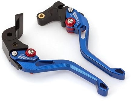 NANGAEBPPW Für Aprilia SX125 SX 125 2008 2009 2010 2011 2012 2013 2014 Motorrad Einstellbare Kurz Lang Bremse Kupplung Hebel Zubehör(Blau,148mm)