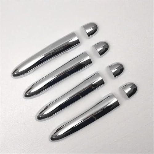 BTWSRX Garniture Garniture De Poignée Porte Extérieure Pour Megane 2 II MK2 Protection - Accessoires Auto Housses De Poignée De Porte De Voiture