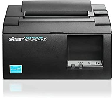 Star Micronics tsp143iiibi-230 Thermo POS Printer 203 x 203dpi Thermo grau – POS-Terminal (POS Printer, 250 mm/s 203 x 203 DPI, 58/80, 10,100 Mbit/s)