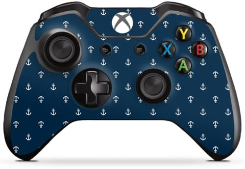 DeinDesign Skin kompatibel mit Microsoft Xbox One Controller Folie Sticker Anker Segeln Muster