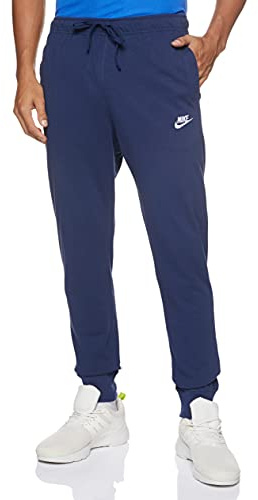 Nike Herren Sport Trousers M NSW Club JGGR JSY, Midnight Navy/(White), 4XL-T, BV2762