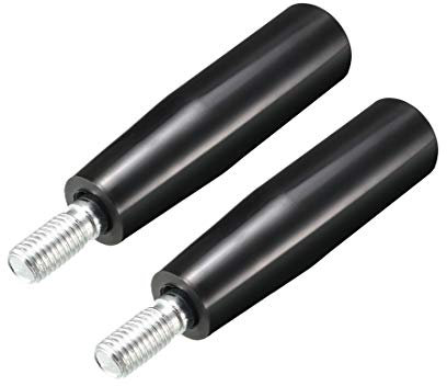 sourcing map 2Pcs Revolving Handwheel Machine Handle M12 Male Threaded Stem for Milling Machinery