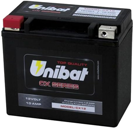 Batterie moto CX12 sx150x87x130 YTX12-BS